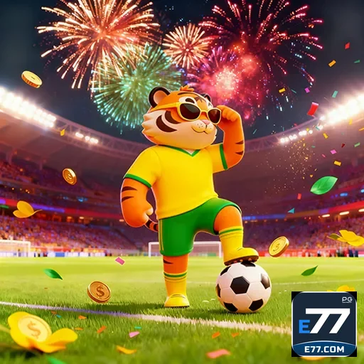 Jogadores animados celebrando vitórias em apostas em futebol na plataforma e77, confiável e divertida. - e77